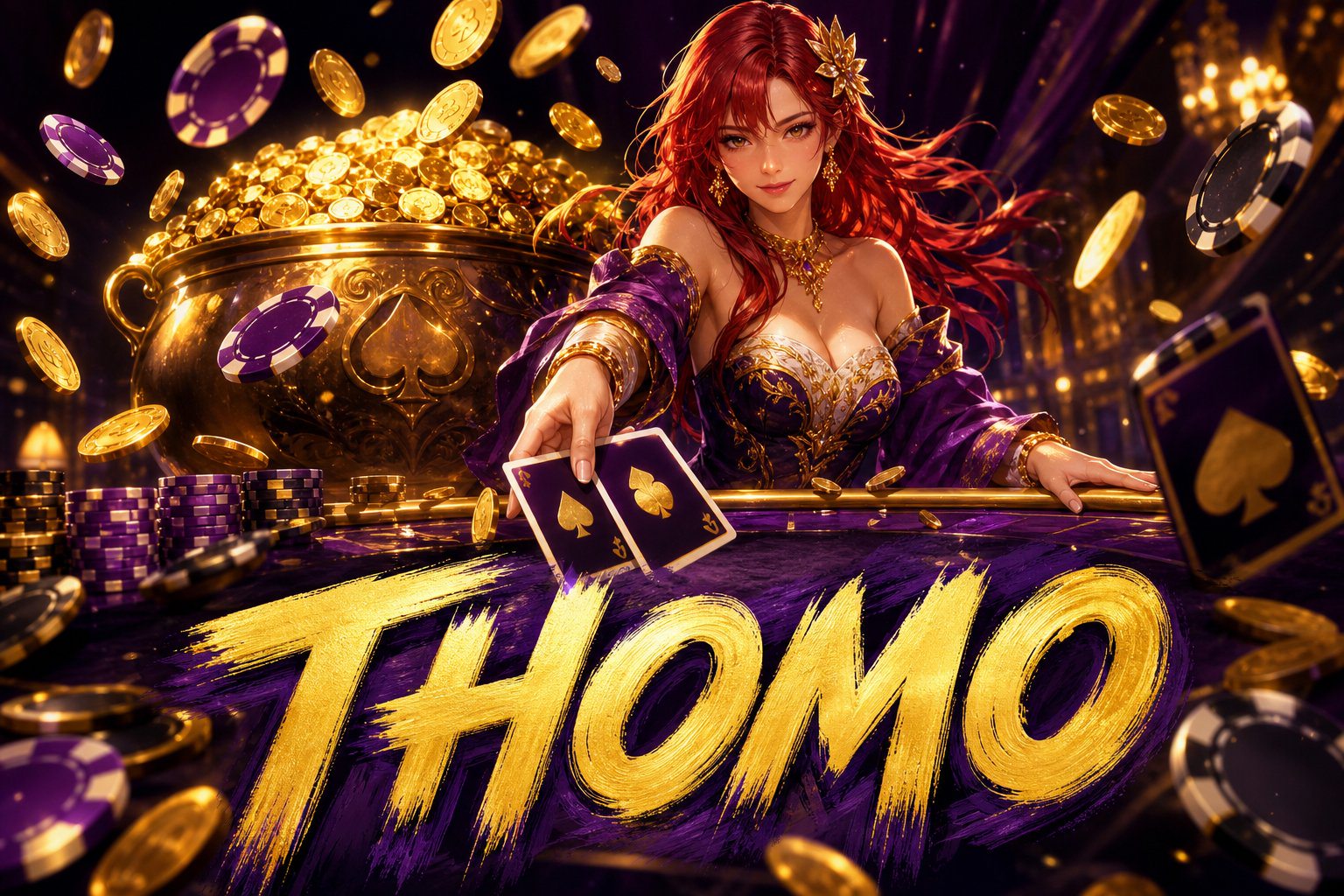 Màn hình chính game Fortune Ox với vòng quay trâu vàng trên thomoa.com